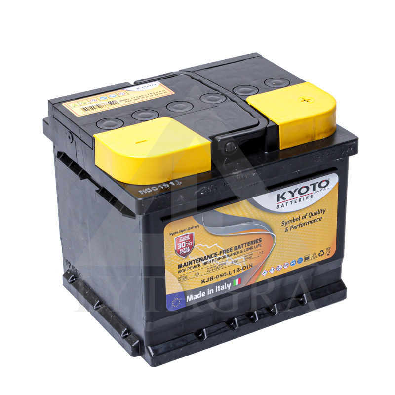AKUMULATORS 12V / 50Ah  480A / +R / KYOTO