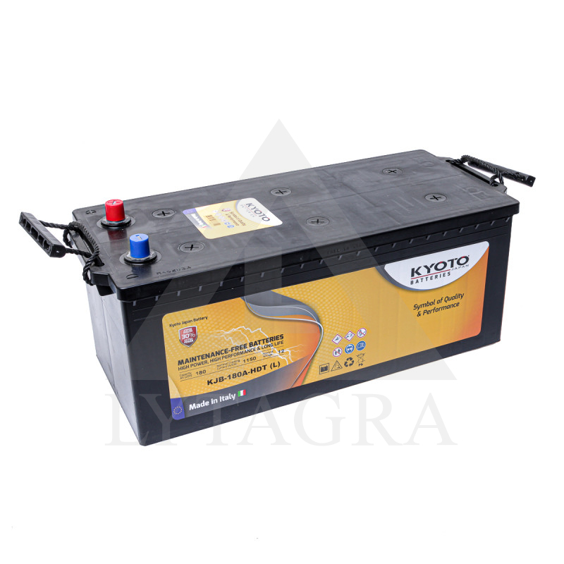 AKUMULATORS 12V / 180Ah / 1140A / +L / KYOTO