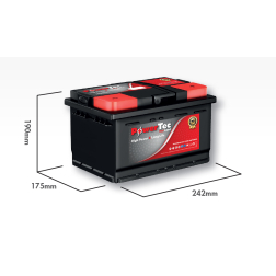 AKUMULATORS 12V 60Ah 430A / PowerTec