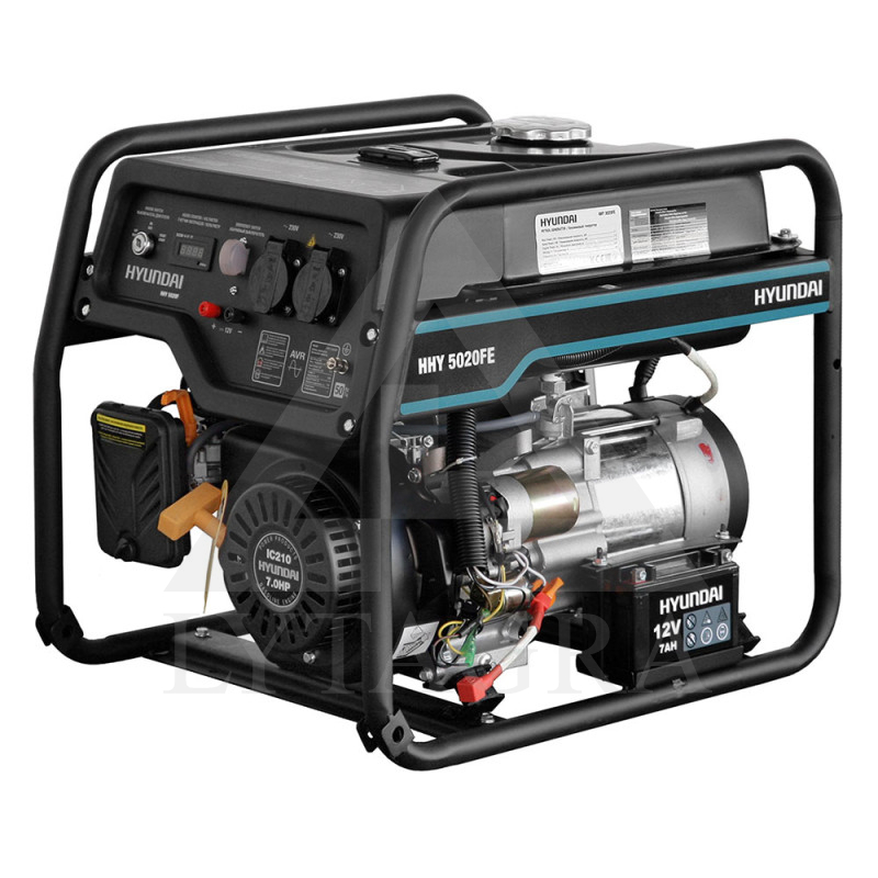 HHY 5020FE ĢENERATORS  BENZĪNA 4,5KW  / HYUNDAI