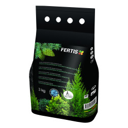 FERTIS kompleksais mēslojums skujkokiem un dekoratīvajiem augiem, bez hlora un nitrātiem, 3 kg