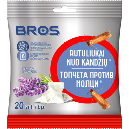 BROS pretkožu bumbiņas / lavandas aromāts, 20 gab.