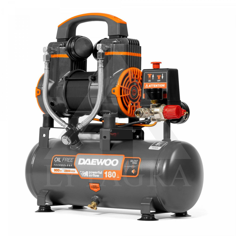 Bezeļļas gaisa kompresors Daewoo DAC 180S