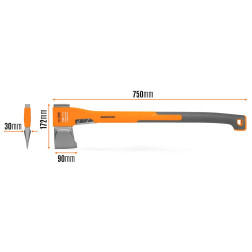 Skaldāmais cirvis XL izmērā Daewoo DWX 2000S