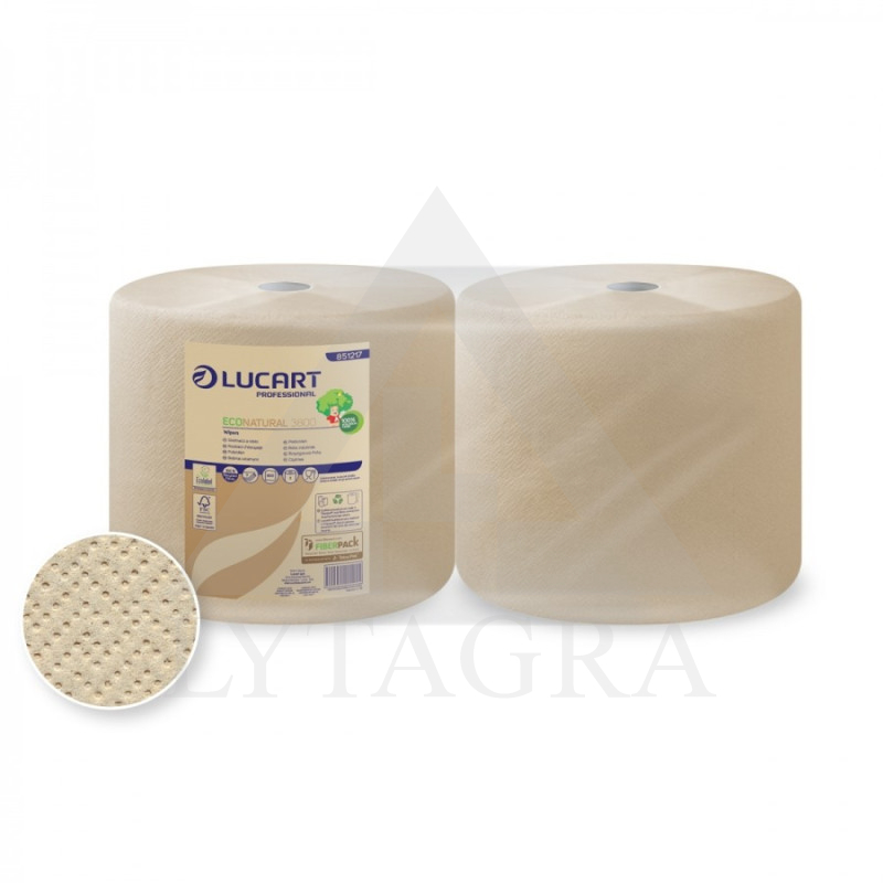 Papīra dvieļi ruļļos ECONATURAL 3.800