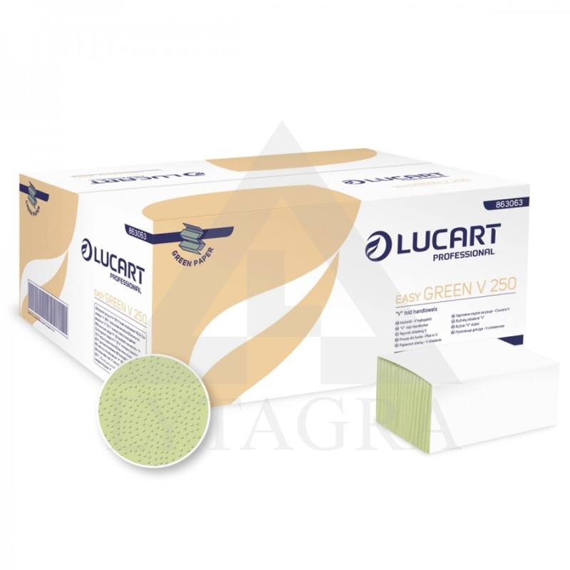 PAPĪRA DVIEĻI EASY GREEN V250 GREEN 863065, 1 SLĀNIS, 20 IEPAKOJUMI KASTĒ
