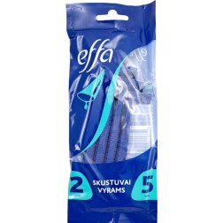 Vienreizlietojamie divpusējie skuvekļi EFFA 5 gab.
