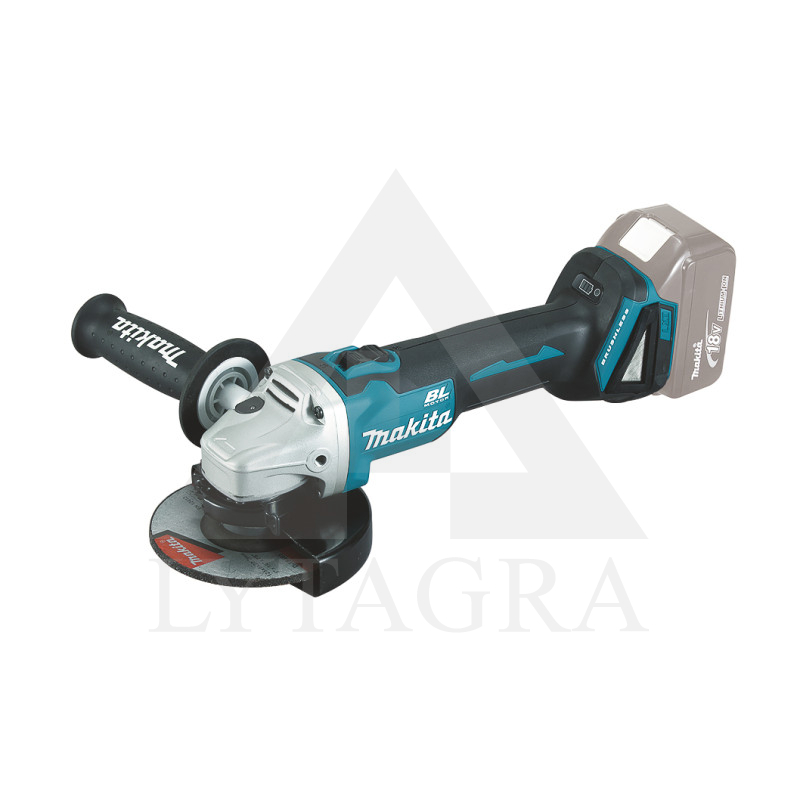 DGA506Z AKUM.LEŅĶA SLĪPMAŠĪNA 18V 125MM/MAKITA