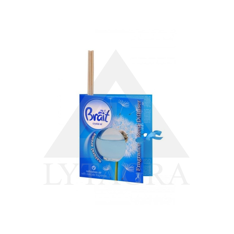 Gaisa atsvaidzinātājs ar kociņiem, Brait, 40 ml