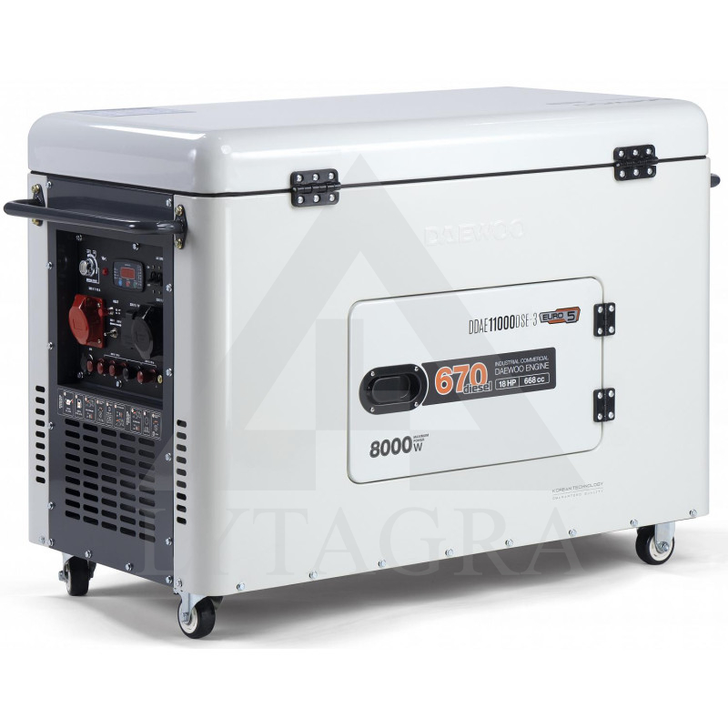 DDAE 11000DSE-3  8.0kW DĪZEĻĢENERATORS / Daewoo