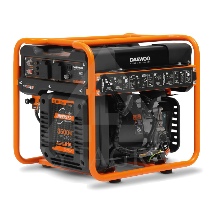 GDA 4600i INVERTERA  EL. ĢENERAT 3,5 kW/DAEWOO