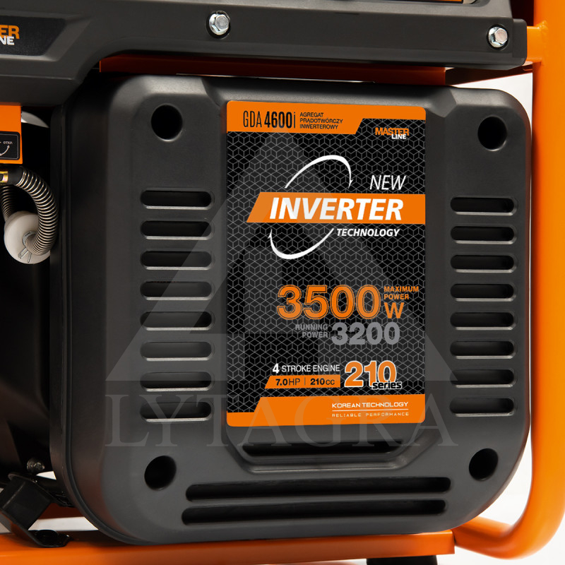 GDA 4600i INVERTERA  EL. ĢENERAT 3,5 kW/DAEWOO