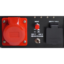 DDAE 9000DXE-3 DĪZEĻĢENERATORS 6.3/6.0kW/ DAEWOO