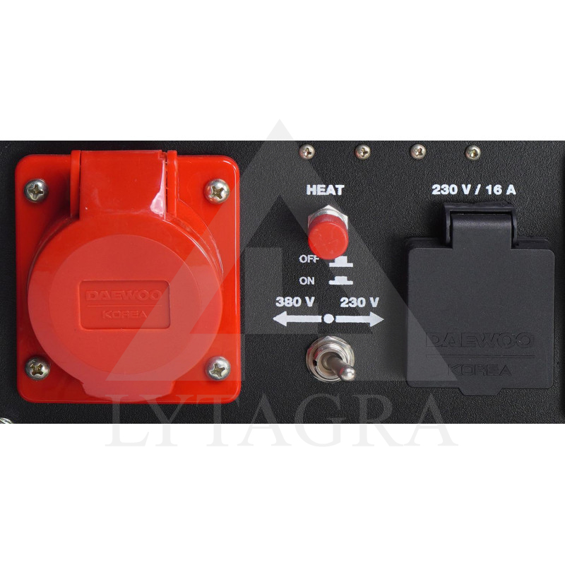 DDAE 9000DXE-3 DĪZEĻĢENERATORS 6.3/6.0kW/ DAEWOO