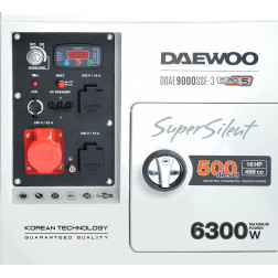 DDAE 9000SSE-3 DĪZEĻĢENERATORSs 6,3 kW/DAEWOO