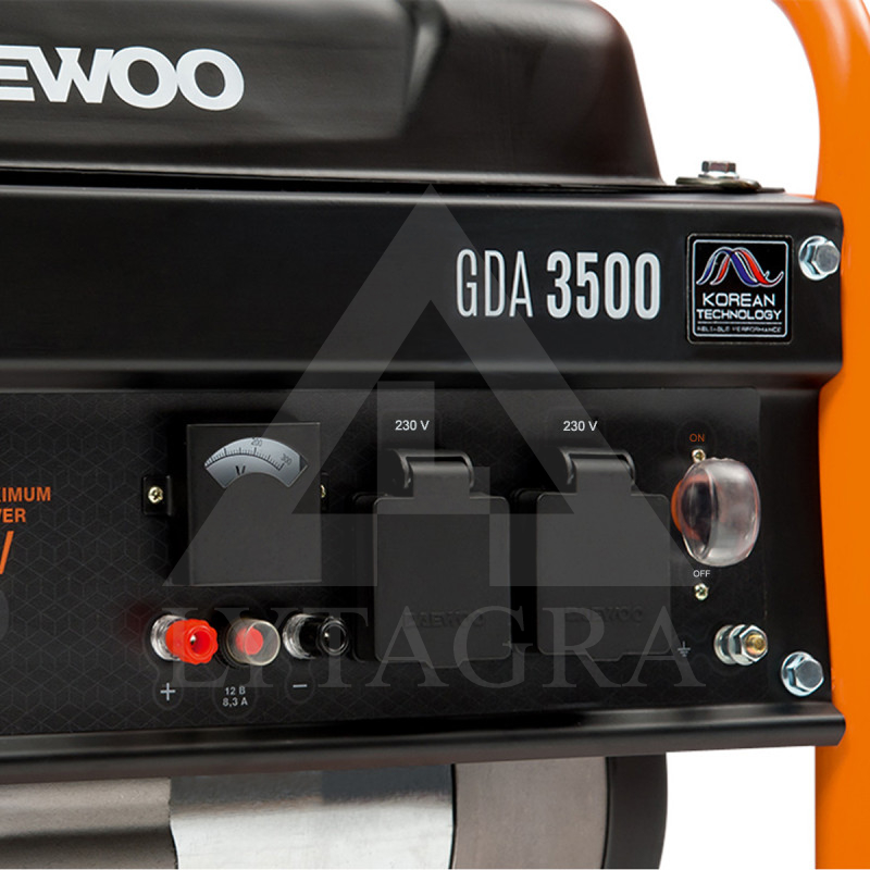 GDA 3500 BENZ. EL. ĢENERATORS 3,2 kw / DAEWOO