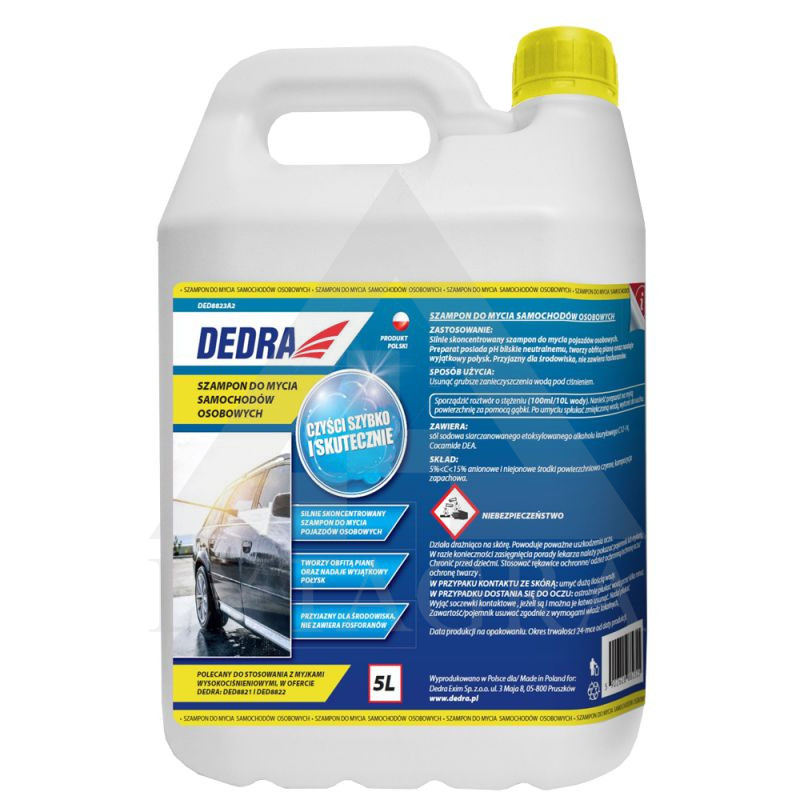 DED8823A2  ŠAMPŪNS VIEGLAJIEM AUTO  5L/ DEDRA