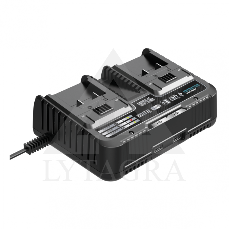 DED7038V 2 AKUMULATORU LĀDĒTĀJS / Dedra