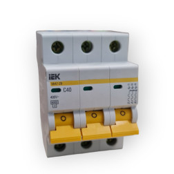 Automātiskais slēdzis 3P 40A C, IEK