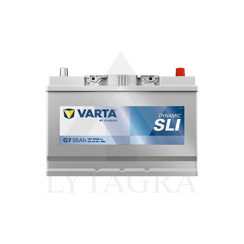 Akumulators 95AH 12V 830A VARTA BD G7 114373