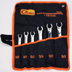 Bremžu šļūteņu atslēgas 8 mm - 18 mm, 6 gab.