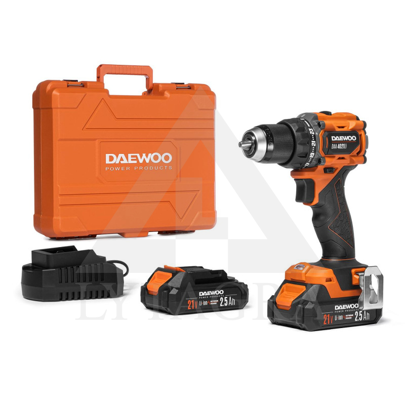 Akumulatora skrūvgriezis - urbis Daewoo DAA 4021Li SET