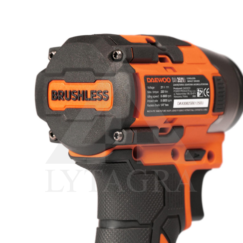 Akumulatora triecienskrūvgriezis Daewoo DAX 3521Li