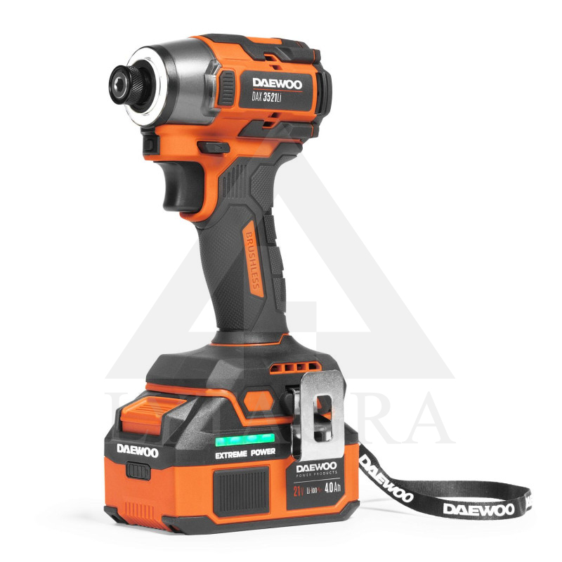 Akumulatora triecienskrūvgriezis Daewoo DAX 3521Li SET