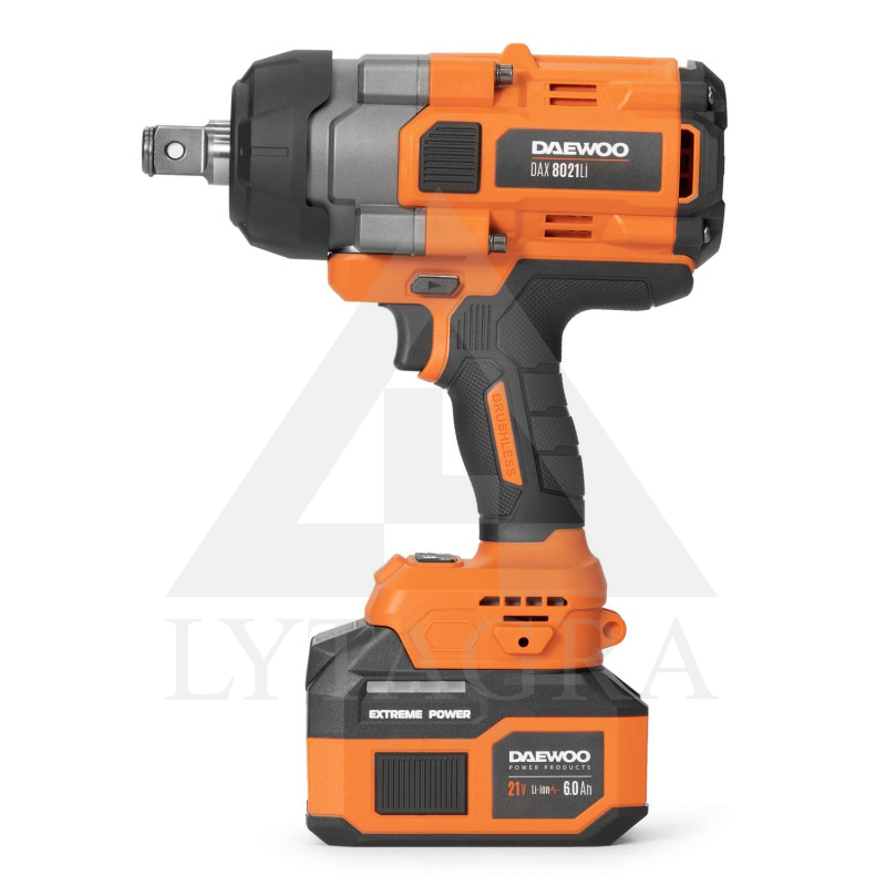 Akumulatora skrūvgriezis 3/4" Daewoo DAX 8021Li komplekts