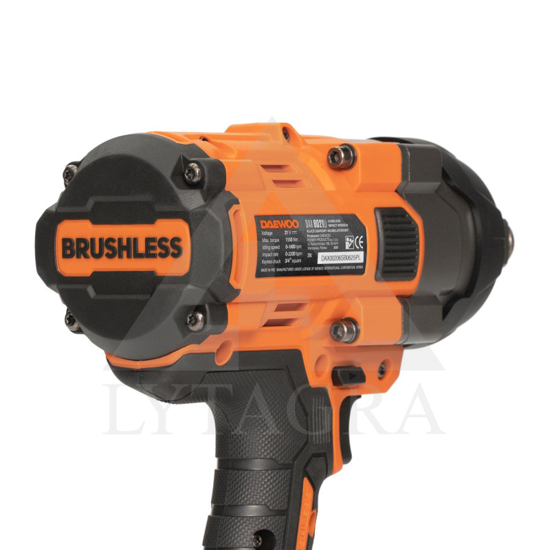 Akumulatora skrūvgriezis 3/4" Daewoo DAX 8021Li komplekts