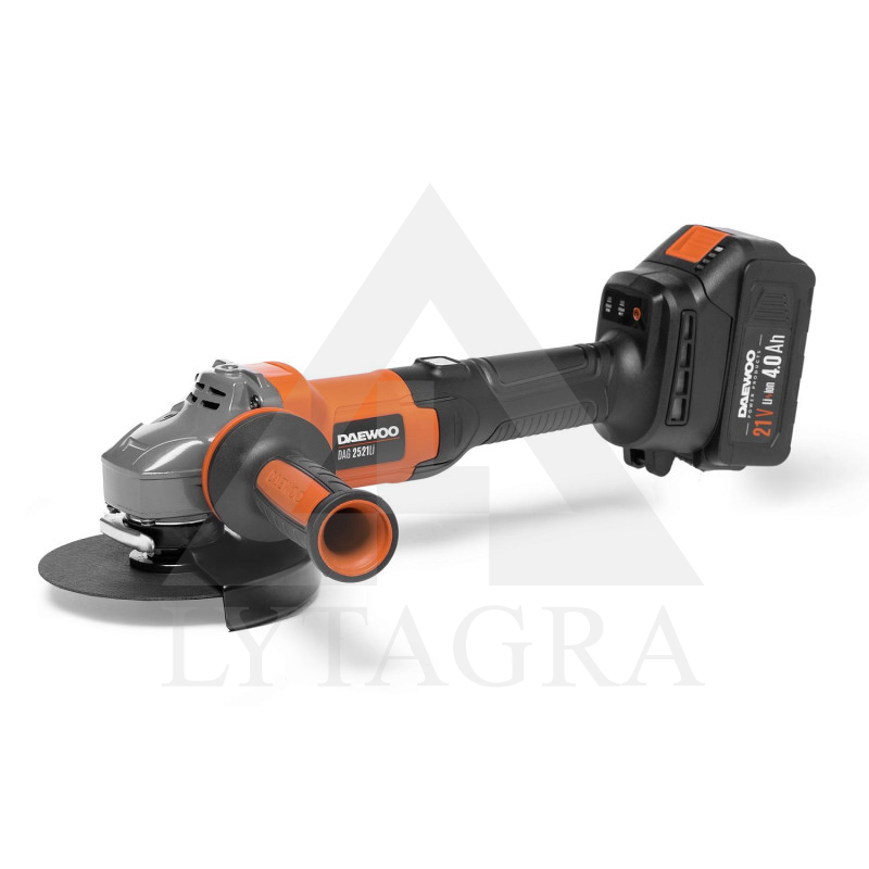 Akumulatora leņķa slīpmašīna DAEWOO DAG 2521Li SET 21V