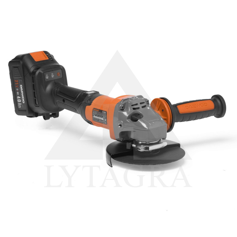 Akumulatora leņķa slīpmašīna DAEWOO DAG 2521Li SET 21V