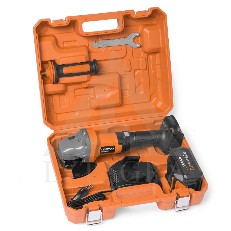 Akumulatora leņķa slīpmašīna DAEWOO DAG 2521Li SET 21V
