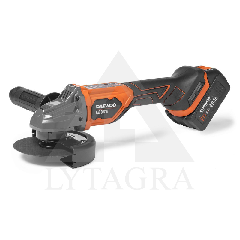 Akumulatora leņķa slīpmašīna DAEWOO DAG 3021Li SET (DAG3021Li SET) 21V