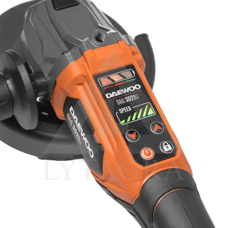 Akumulatora leņķa slīpmašīna DAEWOO DAG 3021Li SET (DAG3021Li SET) 21V