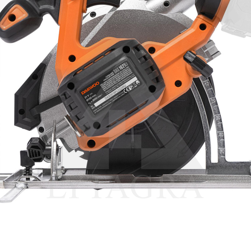 Akumulatora riņķzāģis DAEWOO DAS 1621Li (DAS1621Li) 21V