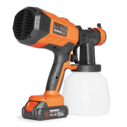 Akumulatora krāsas smidzinātājs DAEWOO DAPS 1121Li SET (DAPS1121Li SET) 21V