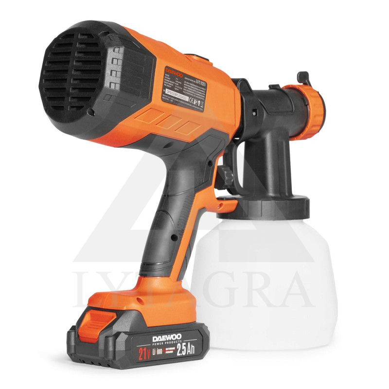 Akumulatora krāsas smidzinātājs DAEWOO DAPS 1121Li SET (DAPS1121Li SET) 21V