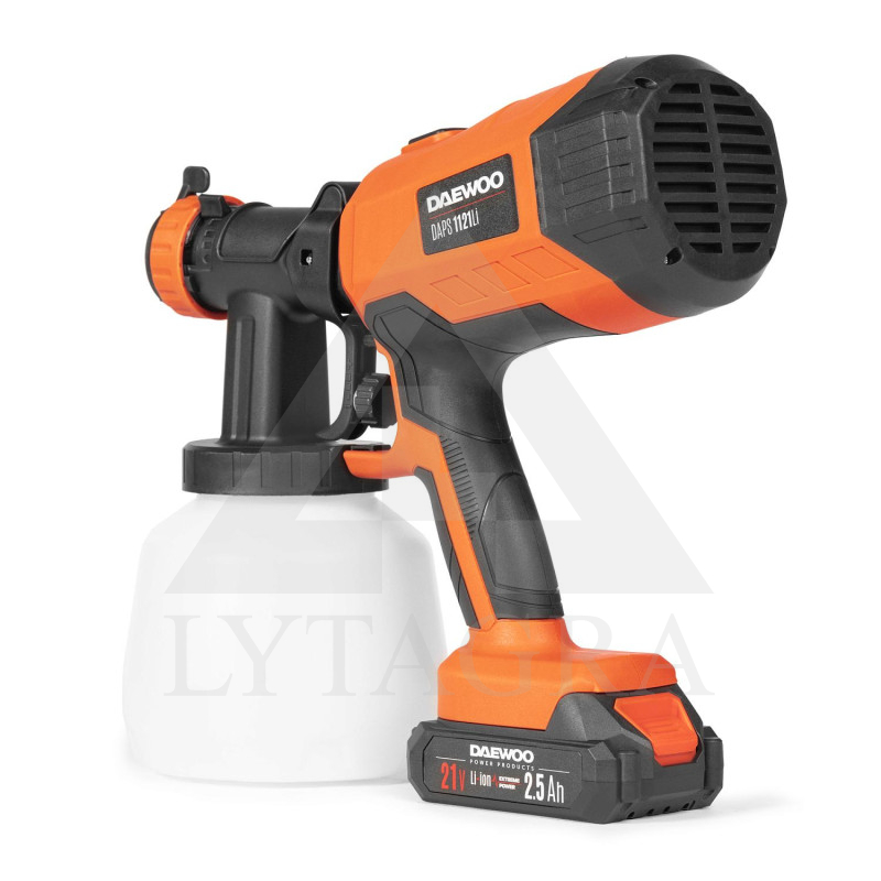 Akumulatora krāsas smidzinātājs DAEWOO DAPS 1121Li SET (DAPS1121Li SET) 21V