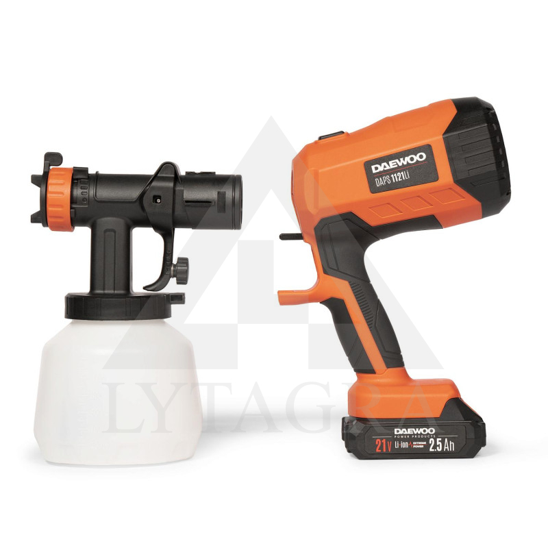 Akumulatora krāsas smidzinātājs DAEWOO DAPS 1121Li SET (DAPS1121Li SET) 21V