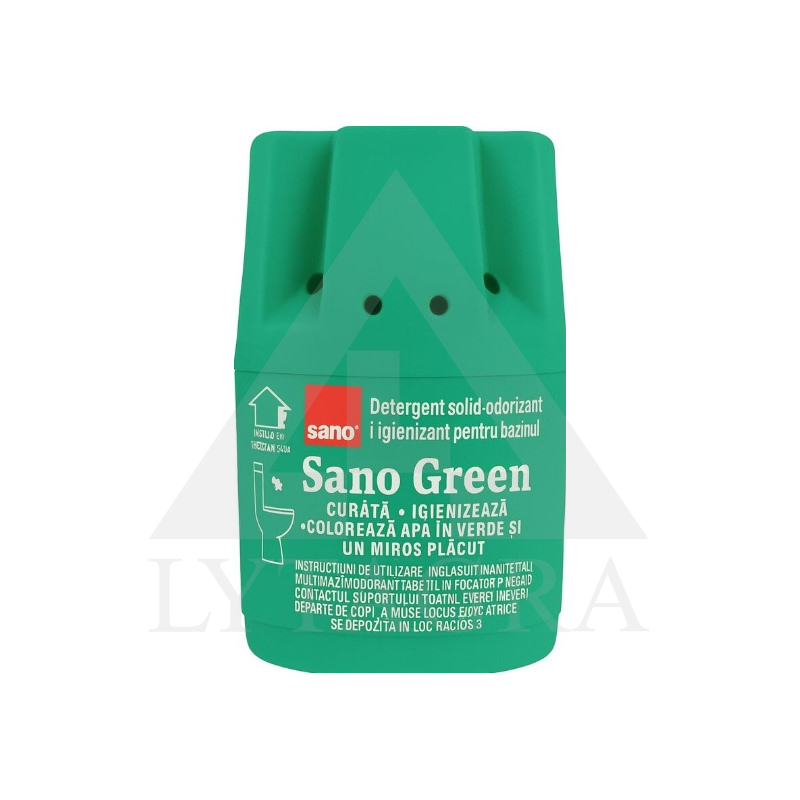 SANO WC TĪRĪTĀJS TUALETES PODA TVERTNEI ZAĻŠ