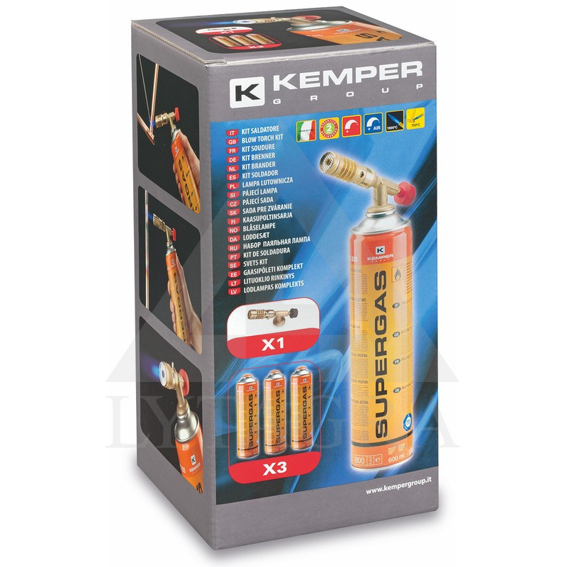 10/2-1047KOMPLEKTS GĀZES KEMPERI 3+1 SUPERGĀZES KOMPLEKTS