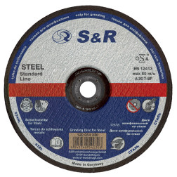 120054125 SLĪPRIPA 125x6.0x22.23 / S&R
