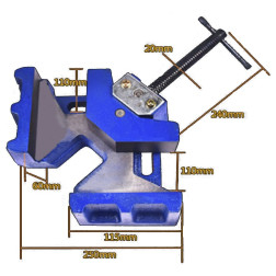 SBL-QRC-115 Lenķa skruvspīles 4,5"/vid.
