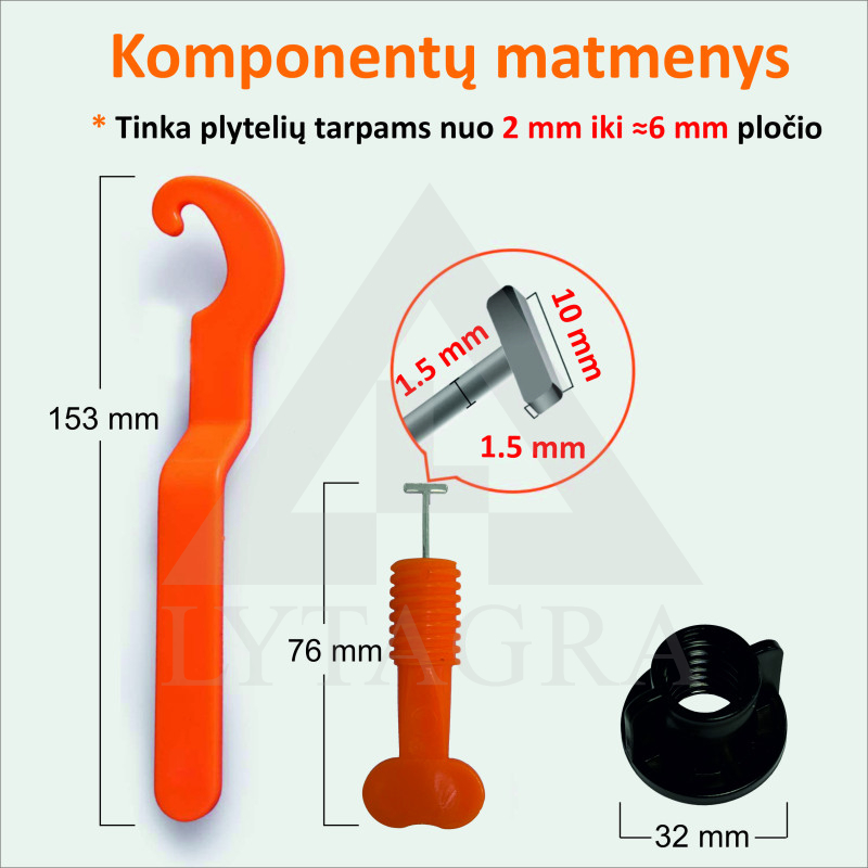 H16 VAIRĀKKĀRT. FLĪŽU LĪMEŅOŠANAS SISTĒMA /3MM