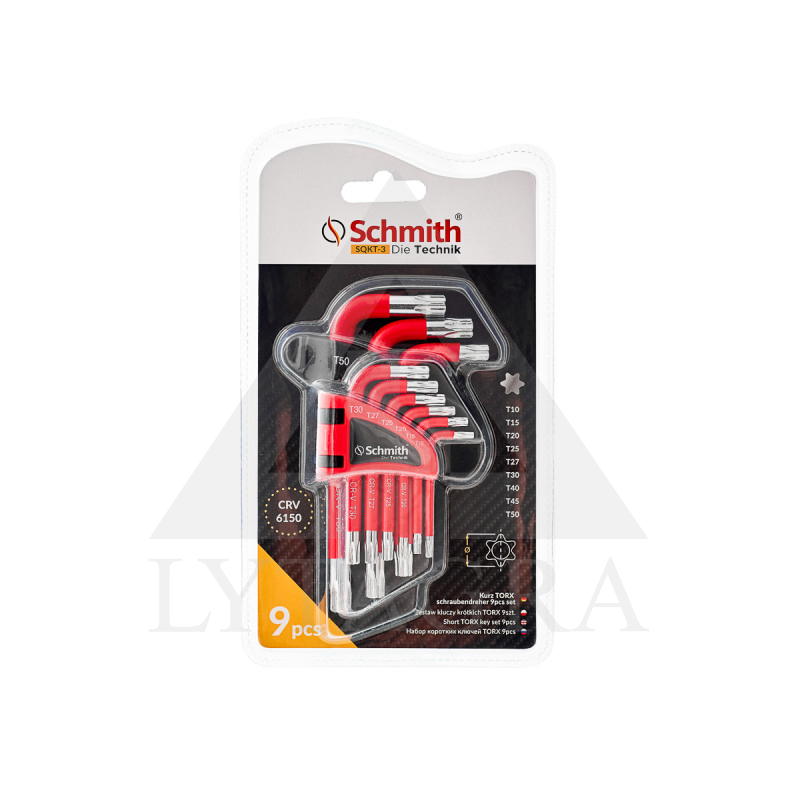 SQKT-3 Atslēgu komplekts. 9 gab. TORX/