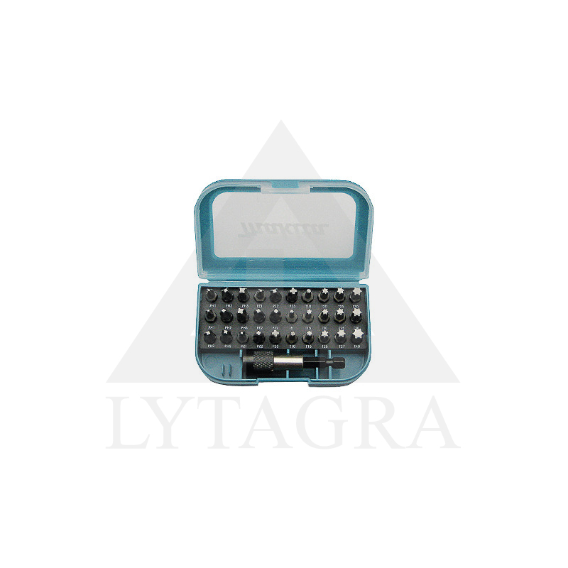 P-73374 SKRŪVGRIEŽU UZGAĻU KOMPL.(31GAB.)MAKITA
