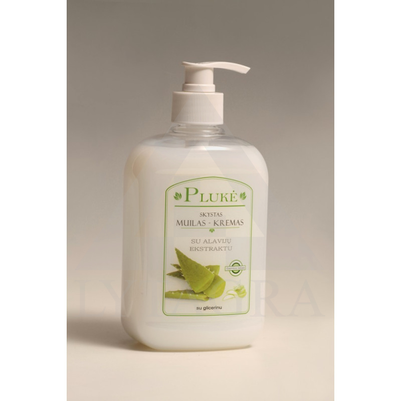 PLUKĖ šķidrās ziepes ar alvejas ekstraktu, 500 ml