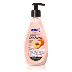 AMALFI šķidrās krēmziepes ar persiku aromātu, 500 ml