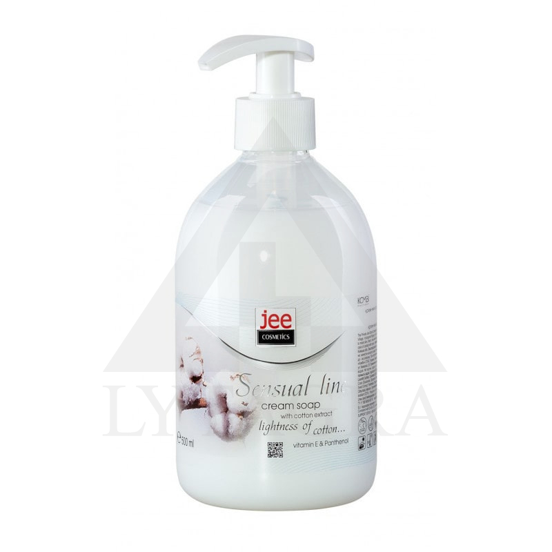 Šķidrās krēma ziepes, kokvilnas aromāts, 500 ml